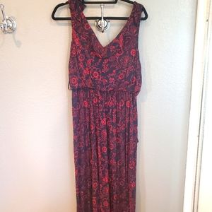 Loft maxi dress large